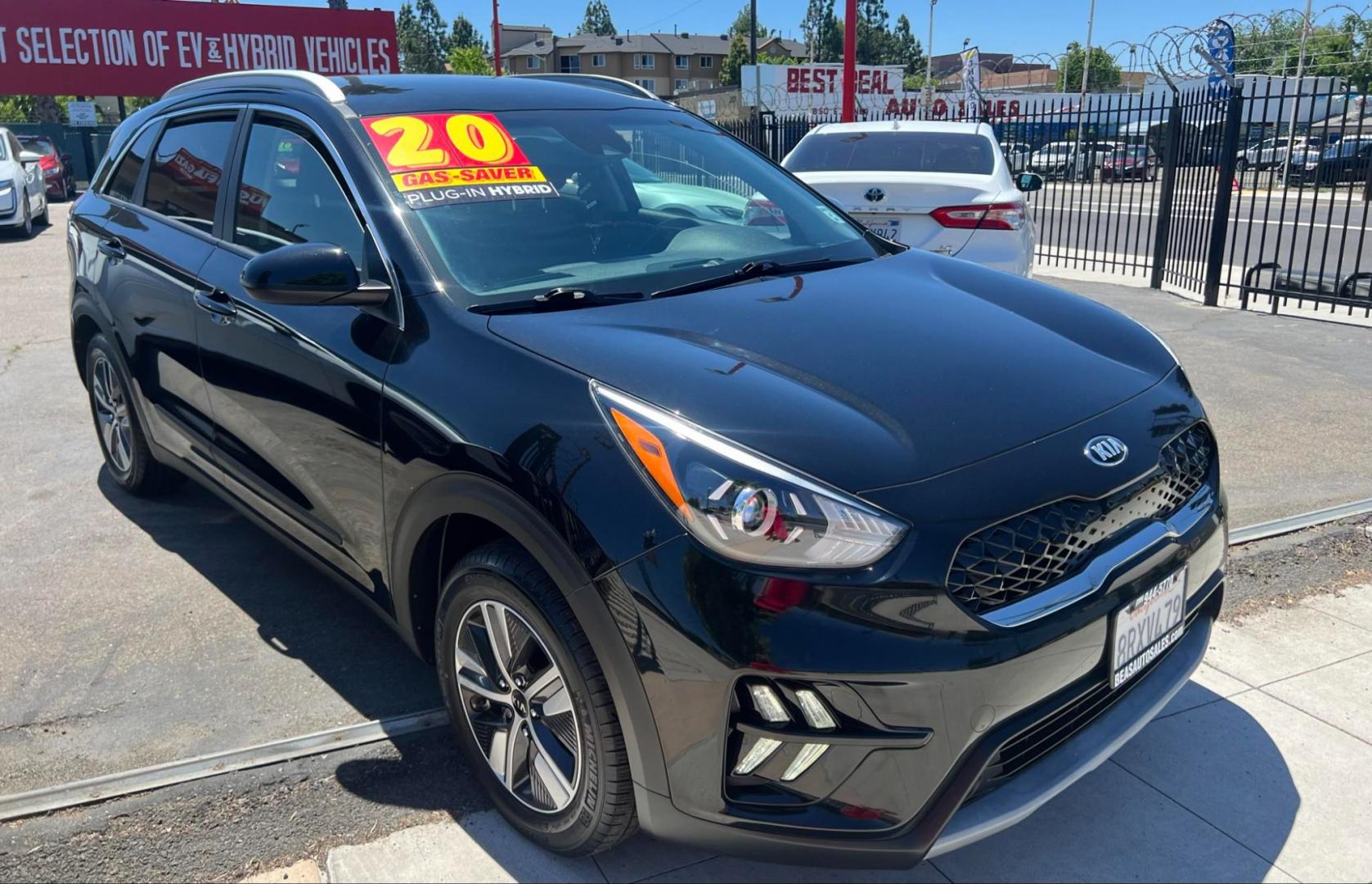 2020 BLACK /BLACK Kia Niro Plug In Hybrid (KNDCM3LD5L5) , located at 744 E Miner Ave, Stockton, CA, 95202, (209) 944-5770, 37.956863, -121.282082 - PLUS TAXES AND FEES - Photo#0